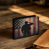 Honor Duty Men's Wallet Salute To Freedom
