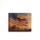 Honor Duty Men's Wallet Wings of Liberty