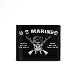 Honor Duty Men's Wallet Marine Skull Valor