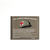 Honor Duty Men's Wallet Combat Medic Prayer
