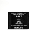 Honor Duty Men's Wallet Sample Navy God’s Eighth