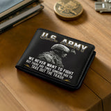 Honor Duty Men's Wallet Army Trash-Taker