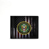 Honor Duty Men's Wallet Army Emblem Pride