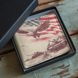 Honor Duty Men's Wallet Wings Glory Freedom