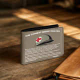 Honor Duty Men's Wallet Combat Medic Prayer