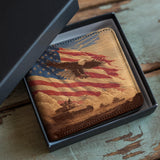 Honor Duty Men's Wallet Wings of Liberty