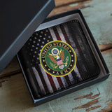 Honor Duty Men's Wallet Army Emblem Pride