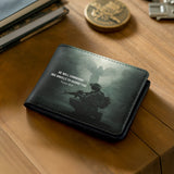 Honor Duty Men's Wallet Guardian In The Shadows
