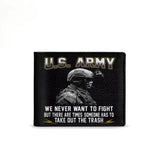 Honor Duty Men's Wallet Army Trash-Taker
