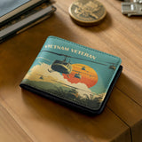 Honor Duty Men's Wallet Vietnam Veteran Huey