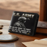 Honor Duty Men's Wallet Army Trash-Taker