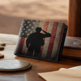 Honor Duty Men's Wallet Salute To Freedom