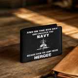 Honor Duty Men's Wallet Sample Navy God’s Eighth