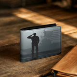Honor Duty Men's Wallet Silent Navy Salute