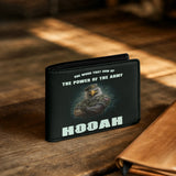 Honor Duty Men's Wallet Hooah Eagle Power