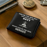 Honor Duty Men's Wallet Sample Navy God’s Eighth