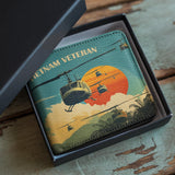 Honor Duty Men's Wallet Vietnam Veteran Huey