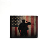 Honor Duty Men's Wallet Salute To Freedom
