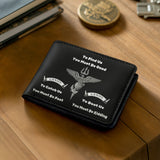 Honor Duty Men's Wallet Silent Navy Creed