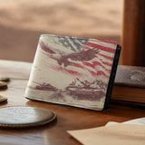 Honor Duty Men's Wallet Wings Glory Freedom