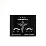 Honor Duty Men's Wallet Silent Navy Creed