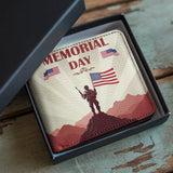 Honor Duty Men's Wallet Memorial Day Tribute