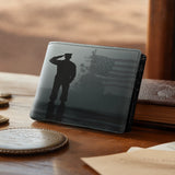 Honor Duty Men's Wallet Silent Navy Salute