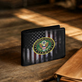 Honor Duty Men's Wallet Army Emblem Pride