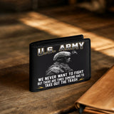 Honor Duty Men's Wallet Army Trash-Taker