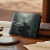 Honor Duty Men's Wallet Guardian In The Shadows