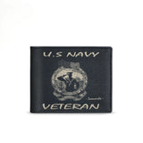 Honor Duty Men's Wallet Navy Veteran’s Salute