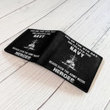 Honor Duty Men's Wallet Sample Navy God’s Eighth