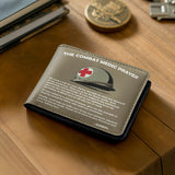 Honor Duty Men's Wallet Combat Medic Prayer