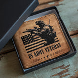 Honor Duty Men's Wallet American Valor Veteran