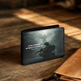 Honor Duty Men's Wallet Guardian In The Shadows