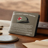 Honor Duty Men's Wallet Combat Medic Prayer